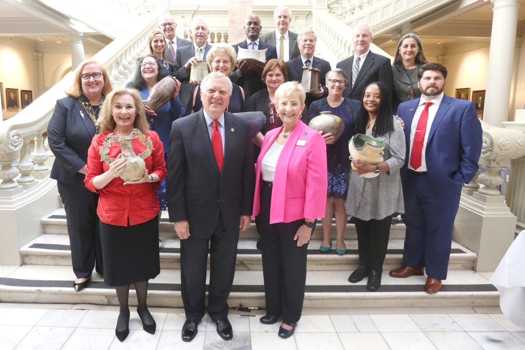 Winners of the Governor's Award for the Arts and Humanities from given out by Gov. Nathan Deal and first lady Sandra Deal include UGA's Valerie Boyd, the Charlayne Hunter-Gault Distinguished Writer in Residence and an associate professor of journalism, and William U. Eiland, director of the Georgia Museum of Art.