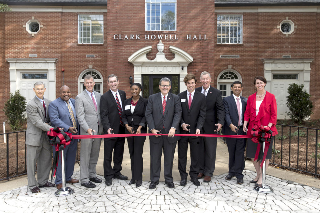UGA dedicated the newly renovated Clark Howell Hall, which offers greater accessibility for the more than 27,500 people who benefit from the Career Center, the Disability Resource Center and University Testing Services each year. (Andrew Davis Tucker/UGA)
