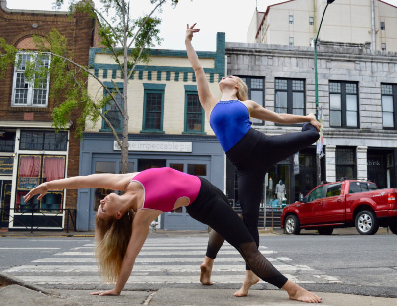 Lindsay Giedl, left, and Gracie Bailey each will present their creative progress as dancers, performers and choreographers during the department of dance's 2017 Young Choreographers Series Senior Exit Dance and Emerging Choreographers Concert.