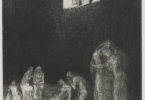 Redon Lithographs 5 shadowy figures-v