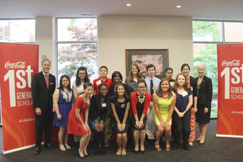 Coca Cola First Generation Scholars 2014 group-h