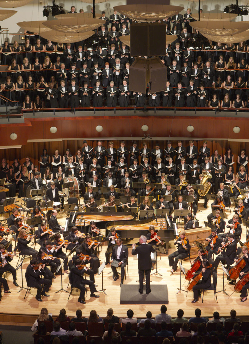 UGA Symphony Orchestra and combined choirs 2013-v.group