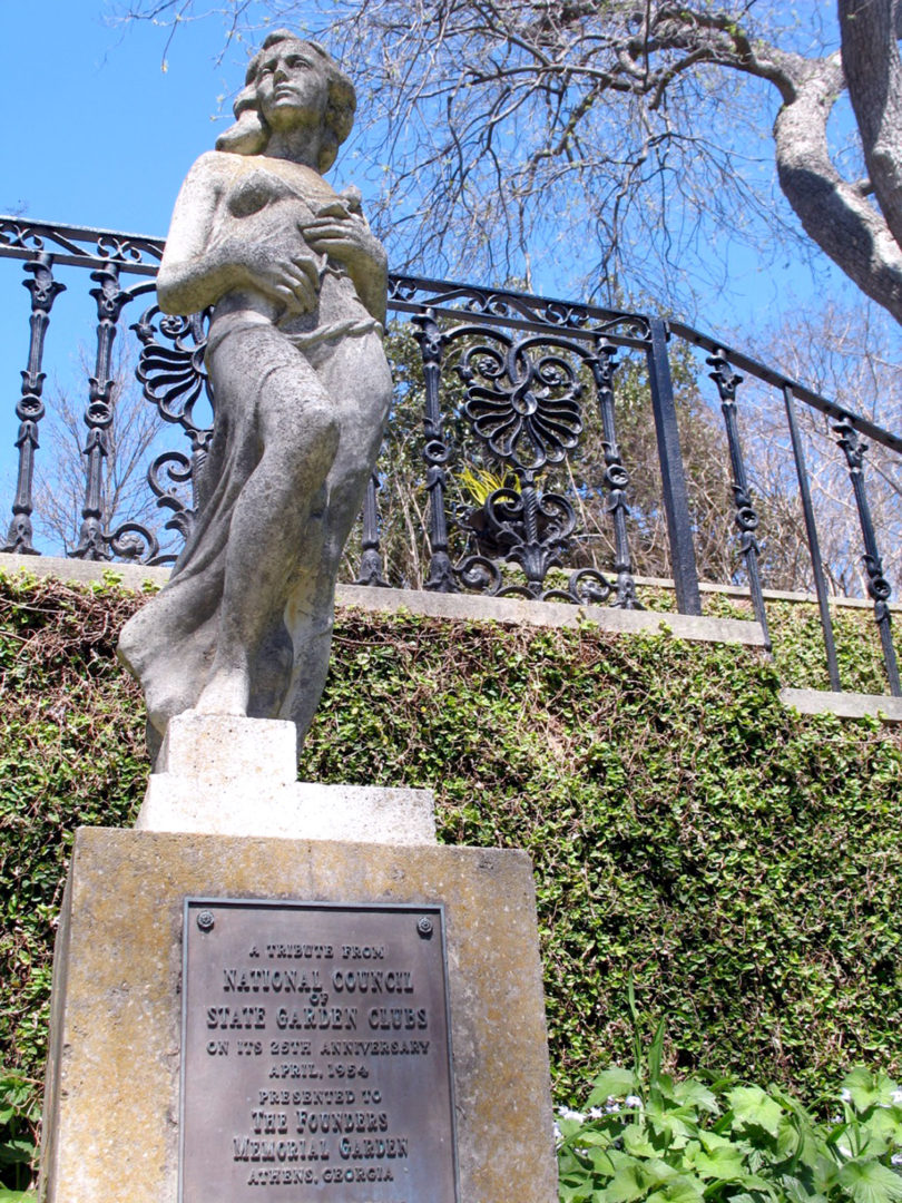 Founders Memorial Garden statue-v.env