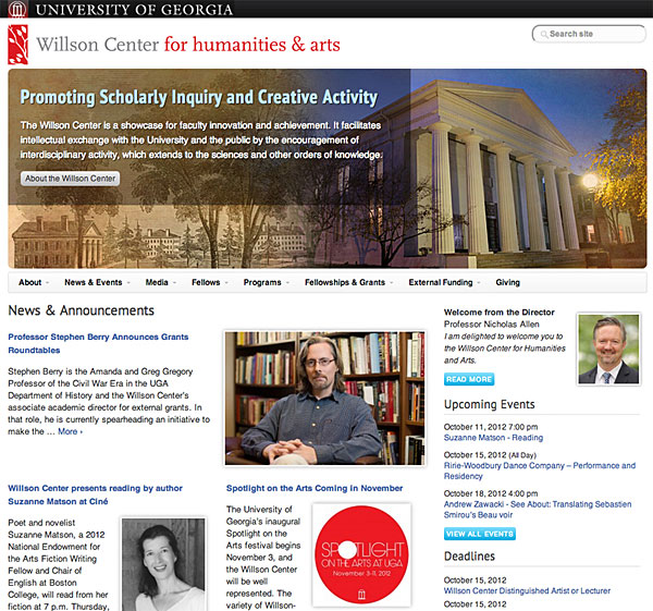 Willson Center launches new website