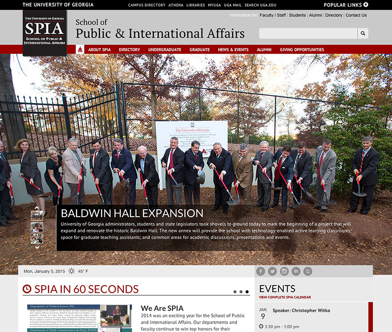 SPIA updates its website