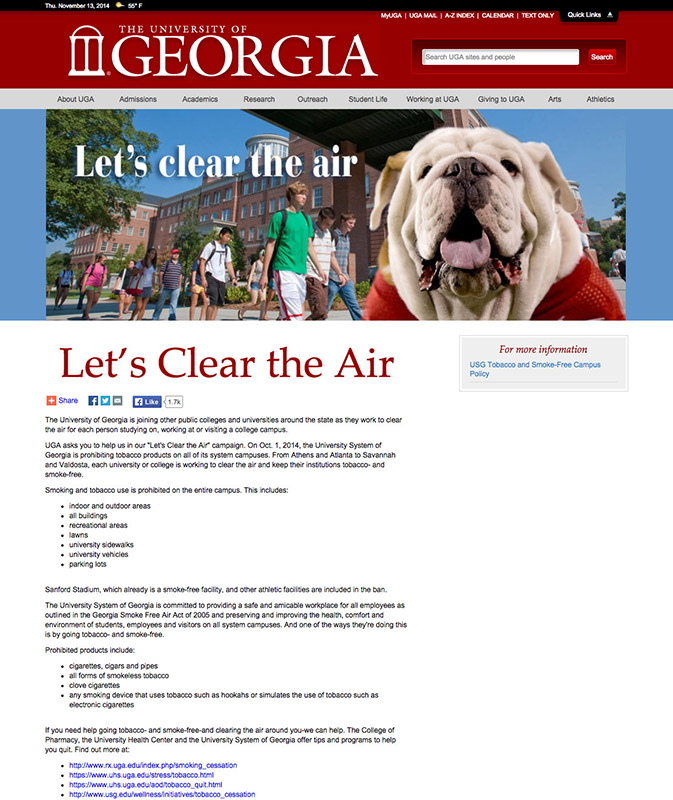 Site to help ‘clear the air’