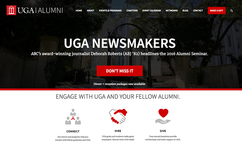 Alumni Relations unveils new site