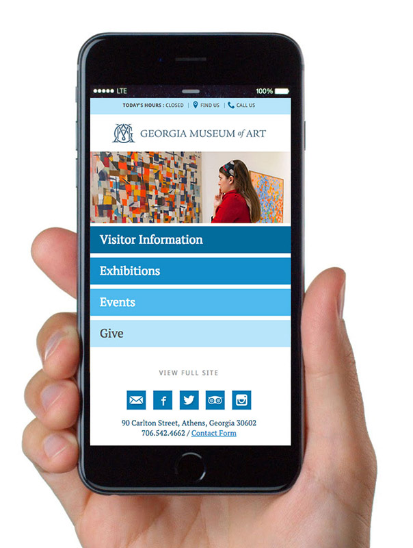 Art museum launches mobile version of its site