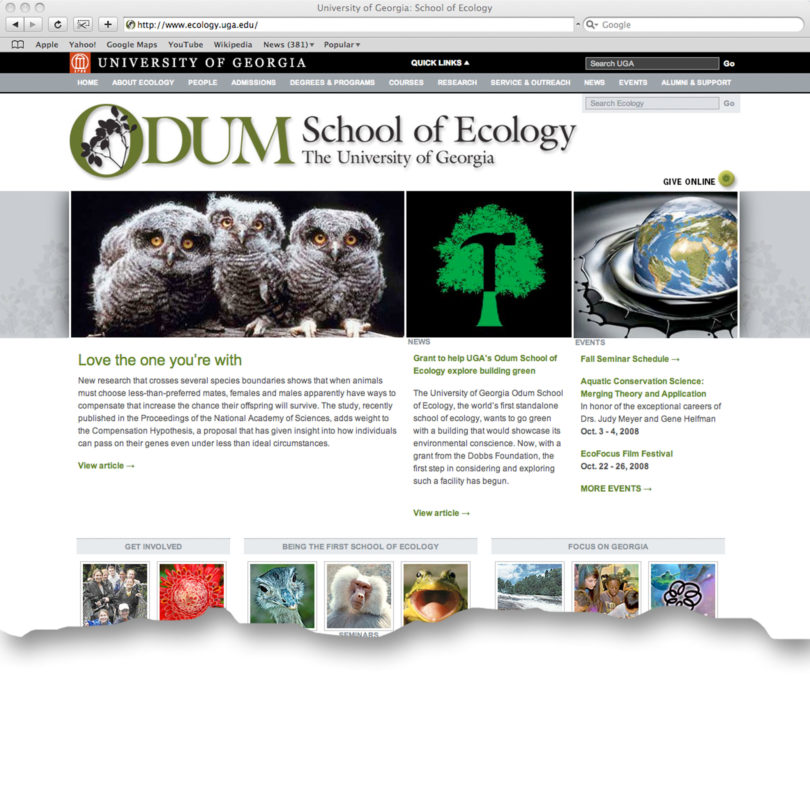 School of Ecology launches new Web site