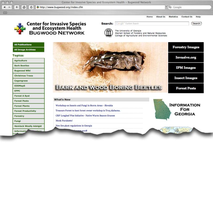 Site archives agricultural information