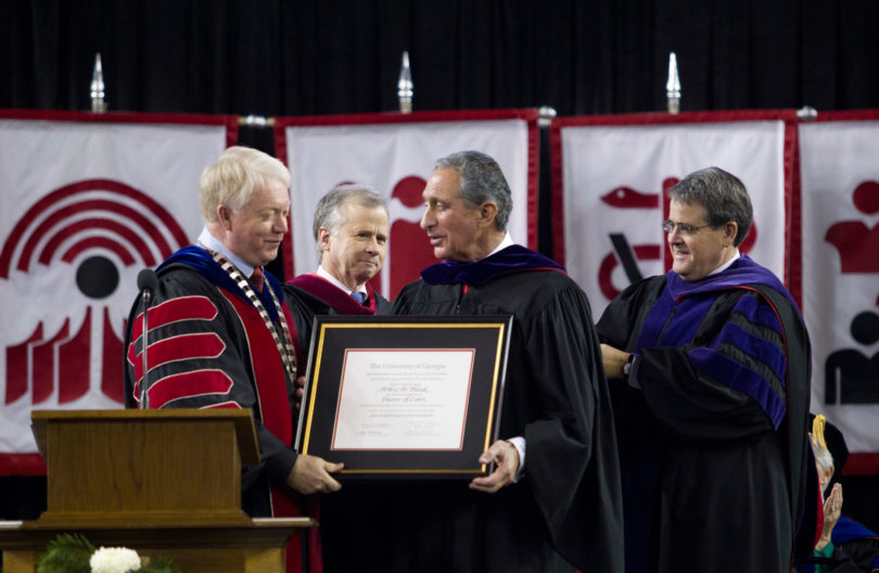 Arthur Blank receives UGA honorary degree-h