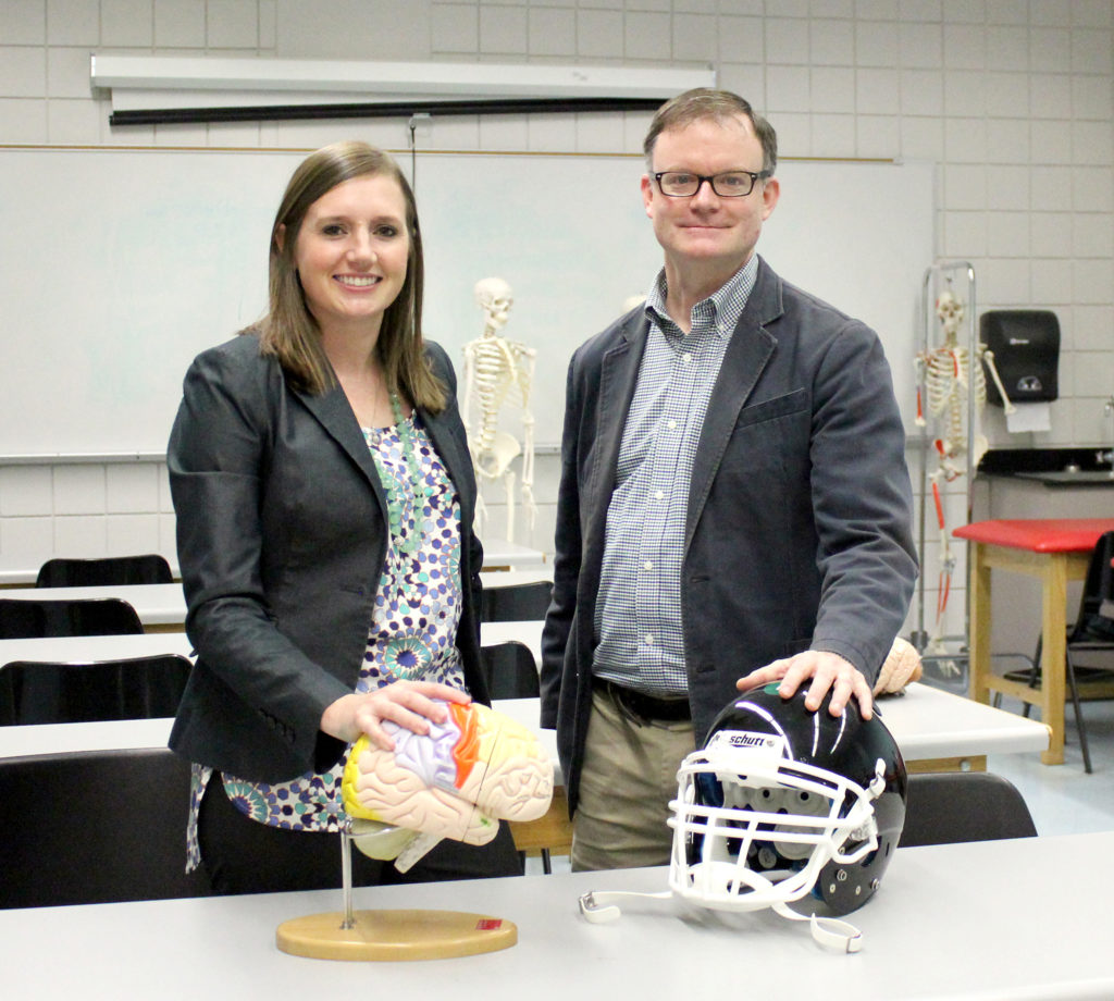 Concussion research Julianne Schmidt and Welch Suggs-h