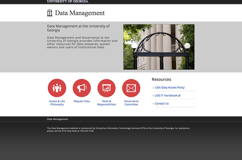 EITS launches new data management site