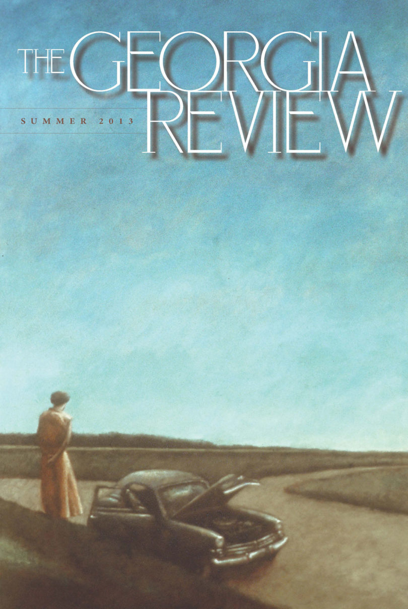 Georgia Review Cover Summer 2013-v