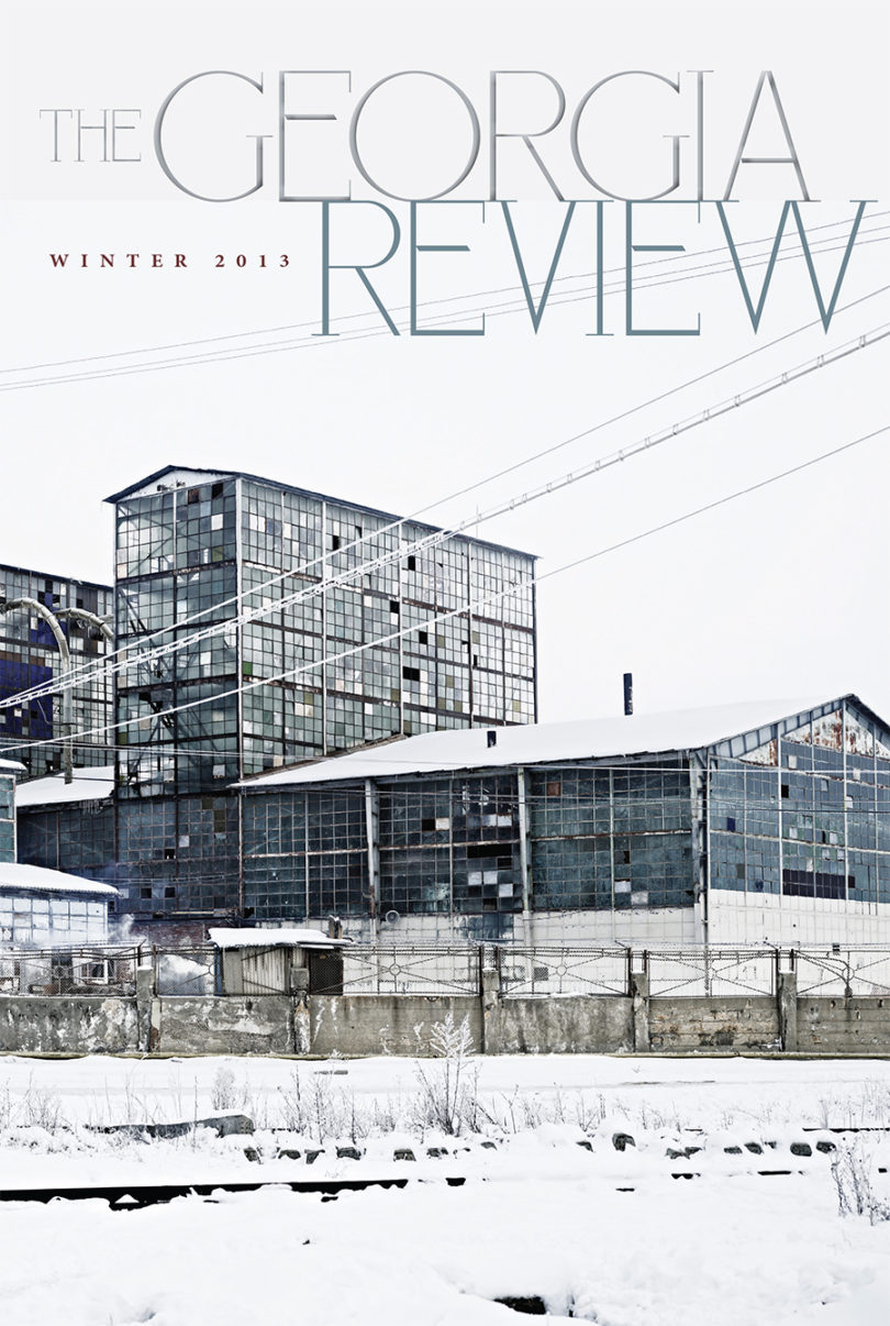 Georgia Review cover winter 2014-v
