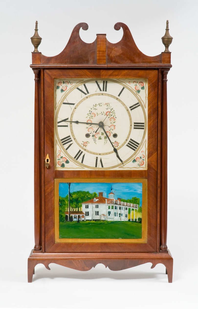 Mahogany Clock-V.Image