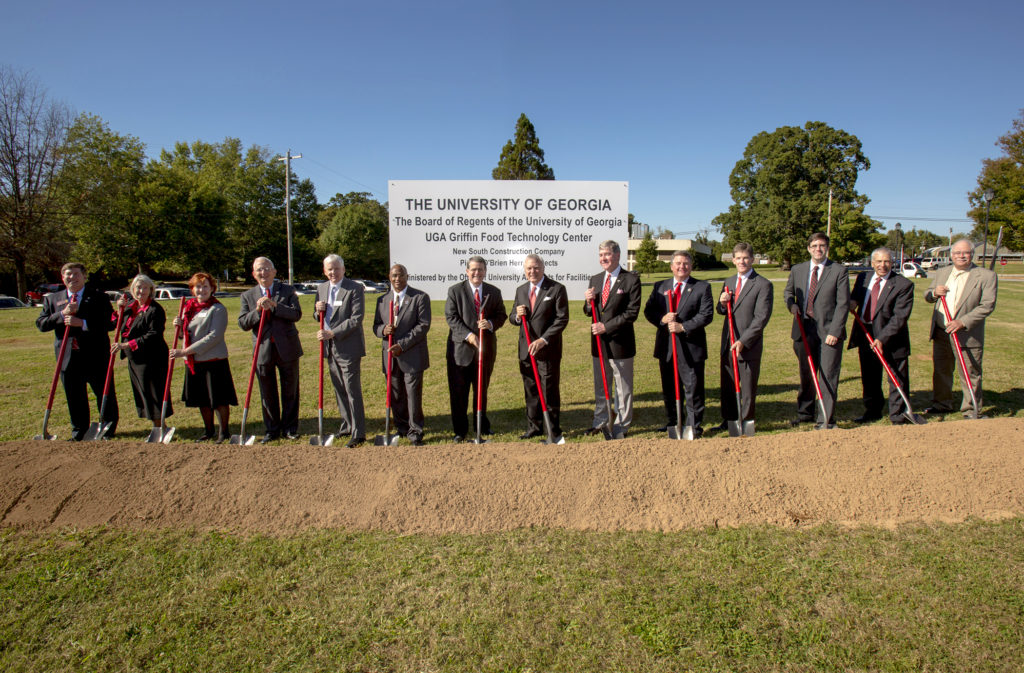 Griffin Food Technology Center groundbreaking 2014-h.group