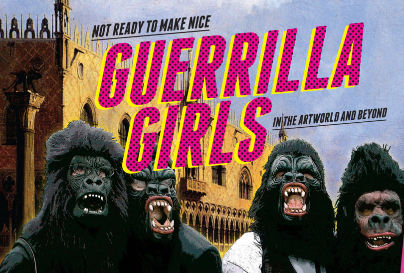 Guerrilla Girls exhibit postcards-h