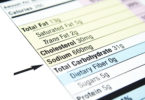 Photo of a nutrition label