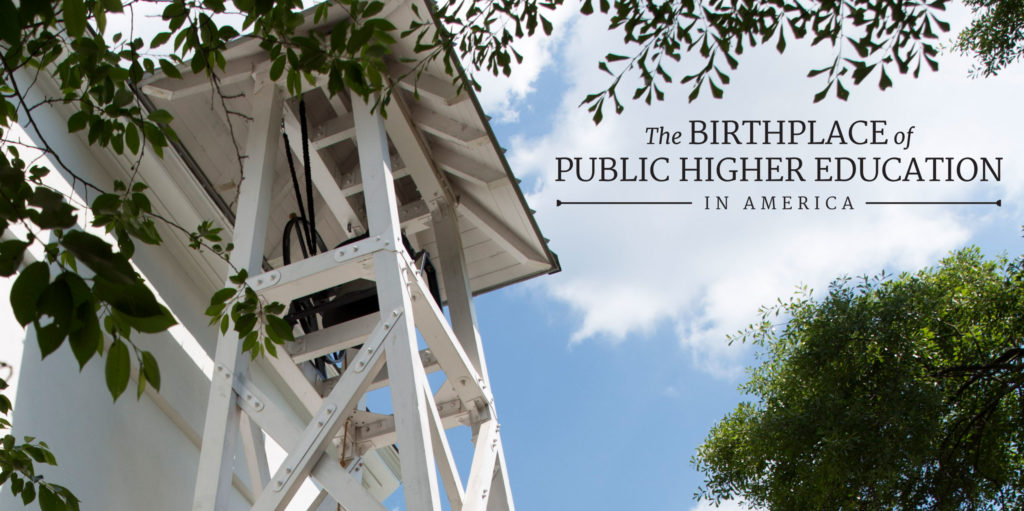 The birthplace of public higher education