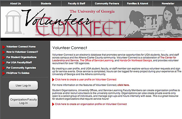 Website offers volunteer opportunities