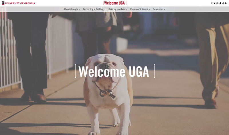 WelcomeUGA site shares new experiences