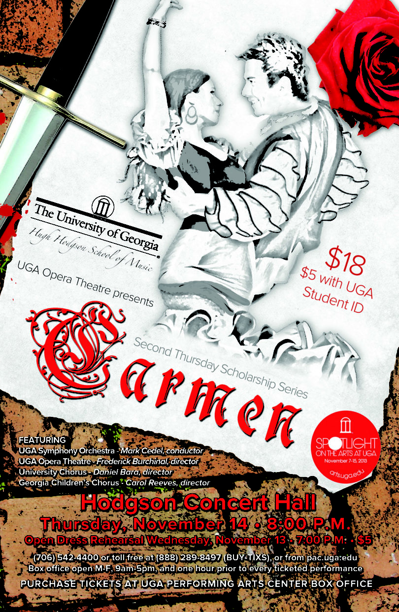 Opera Theatre “Carmen” poster 2013-h.photo