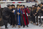 Spring Commencement 2014-h. Jere Morehead handshake