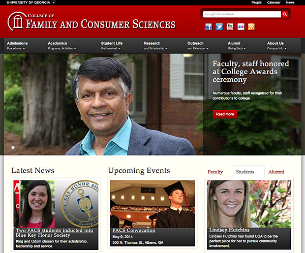 FACS launches newly redesigned website