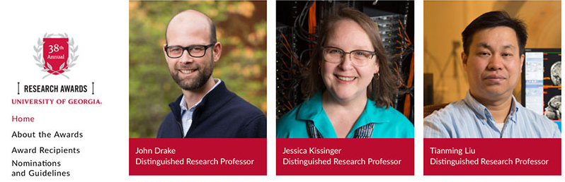 Site showcases research award recipients
