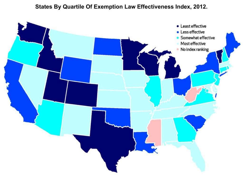 State vaccination policy effectiveness map Bradford 2015-h.graphic