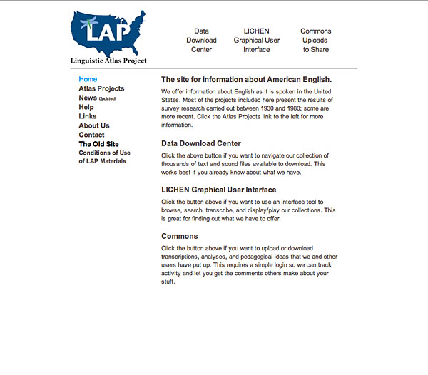 Linguistic Atlas Projects gets new look