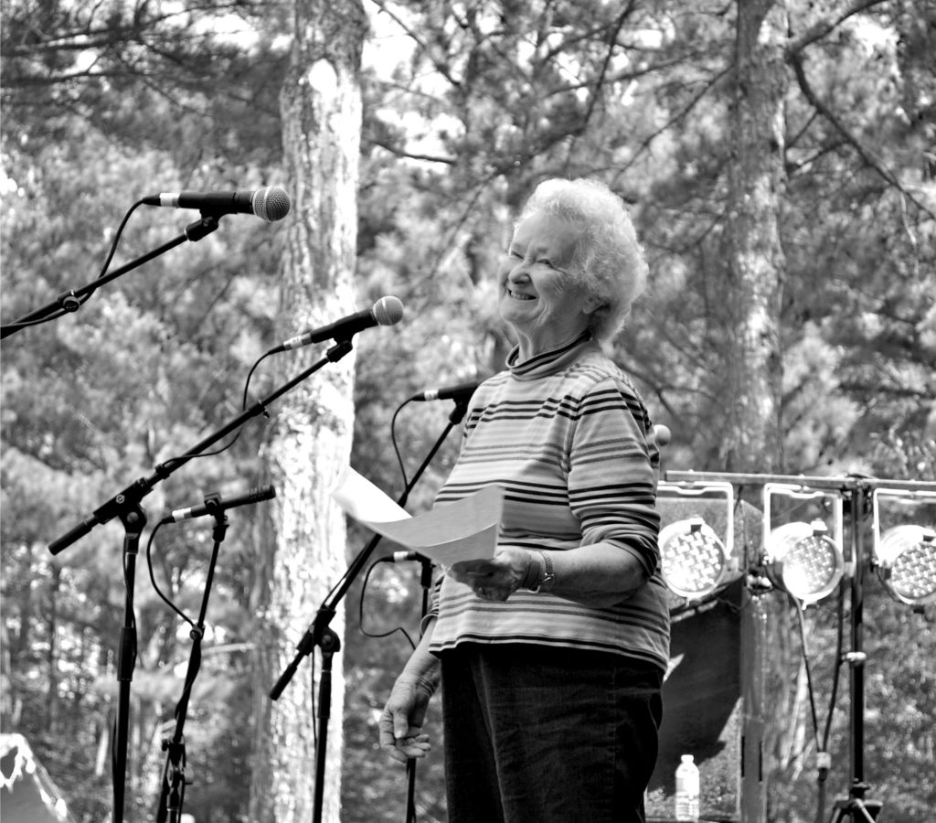 Mary Lomax Folk Singer Russell Library-bw-square