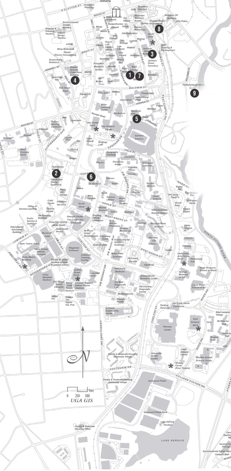 Campus Construction Map 2012