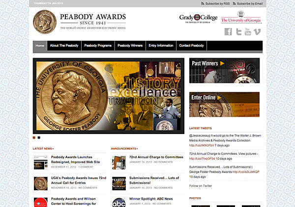 Peabody Awards site gets makeover
