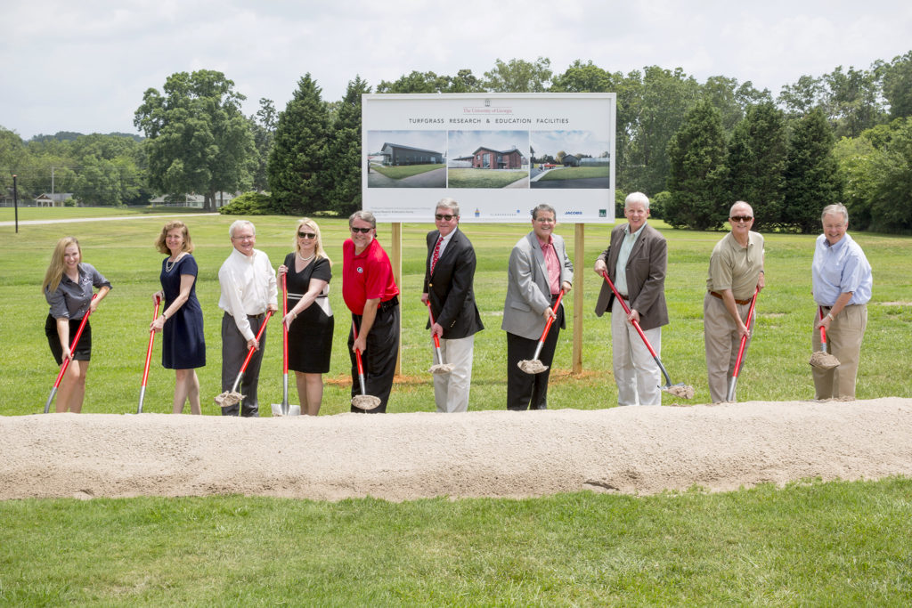 Turfgrass groundbreaking 2015-h.group