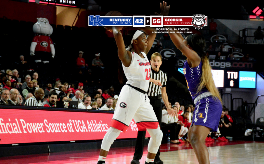 Georgia stays unbeaten on the road, downs Kentucky