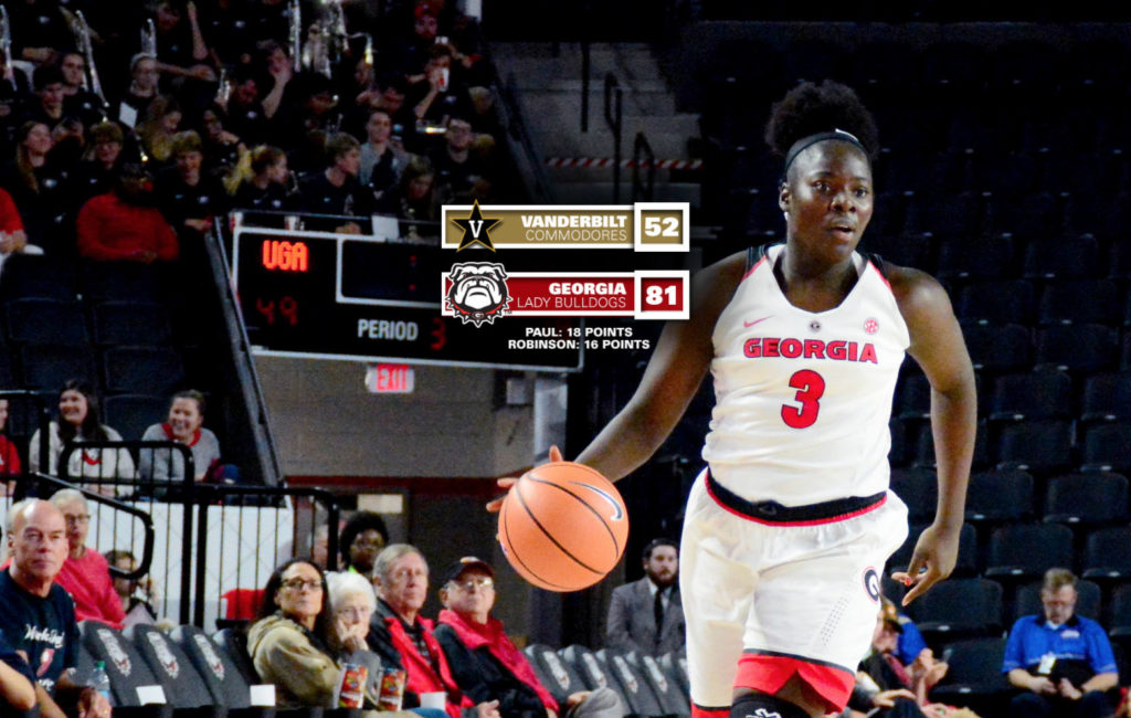 Lady Bulldogs win SEC road opener at Vanderbilt
