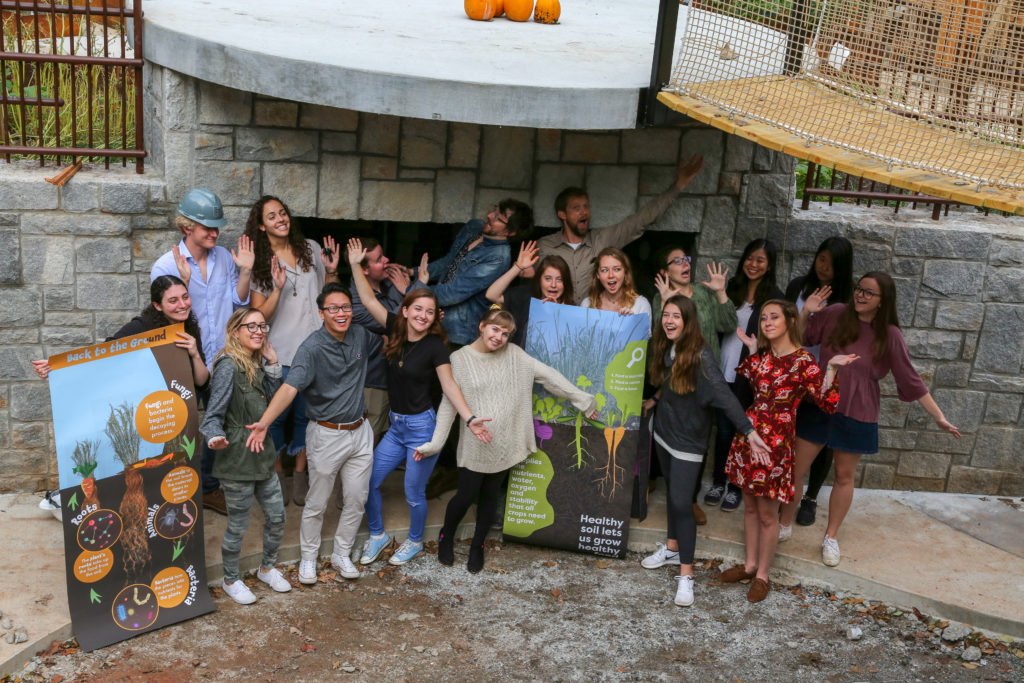 Art students design immersive, interactive exhibit for Children’s Garden