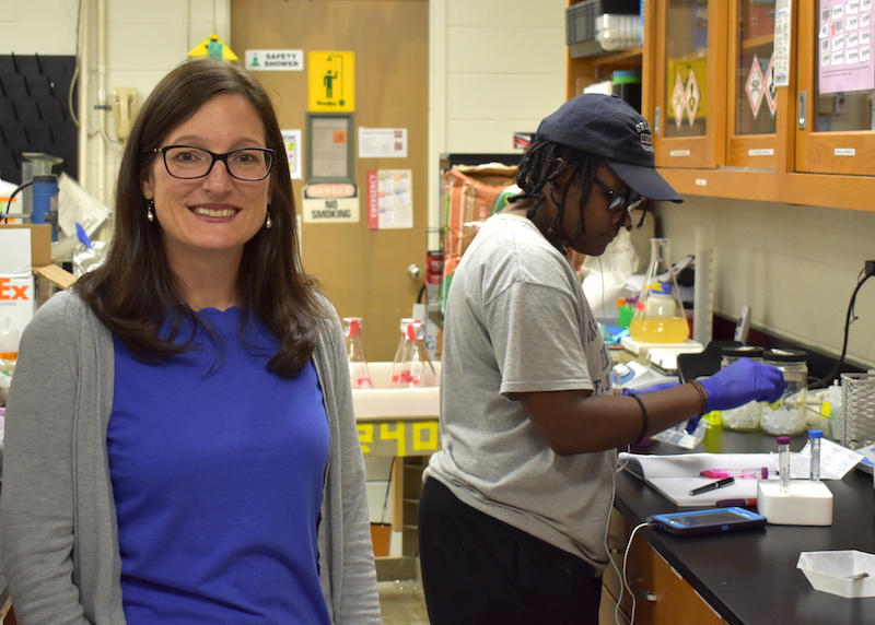 Researcher studying fungus that affects humans