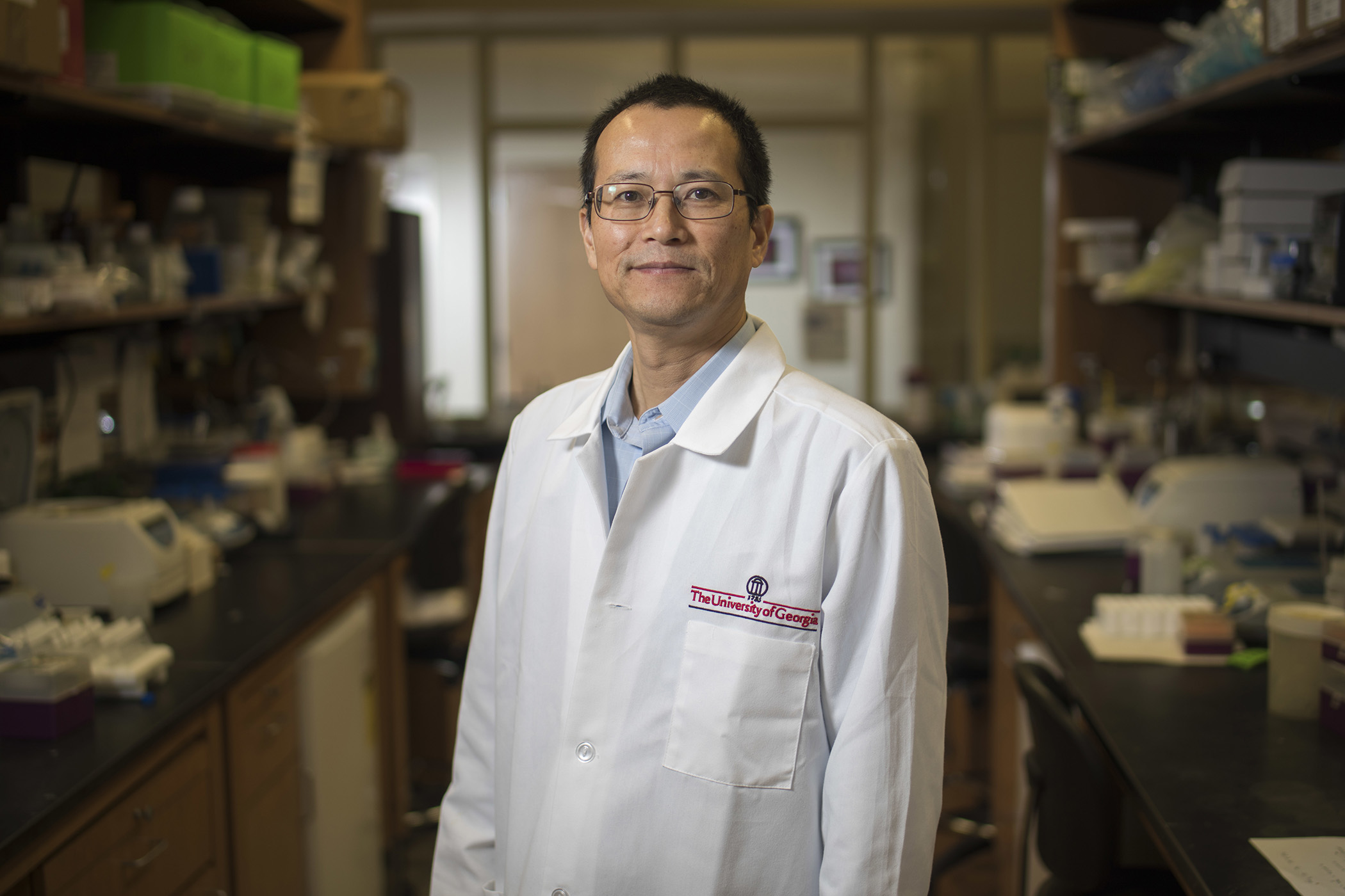 Houjian Cai, associate professor in the College of Pharmacy