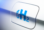 Graphic of an H with a fuel pump coming out of the letter and a 2 beside it.