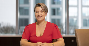 Environmental portrait of Emily Ward at her law office in Atlanta.