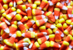a pile of candy corn