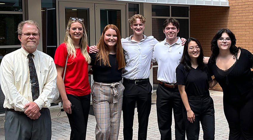 Students develop designs for UHC wellness courtyard