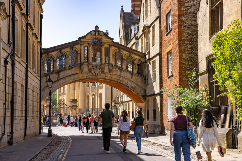 street photo of Oxford College