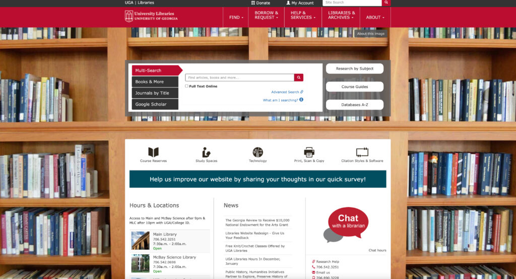 Feedback wanted on Libraries website redesign