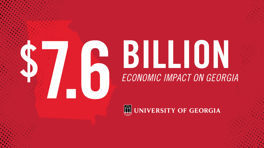 UGA generated $7.6 billion for Georgia's economy last year