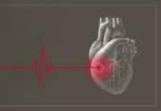 An illustration shows a human heart with a heart monitor line showing someone's pulse.