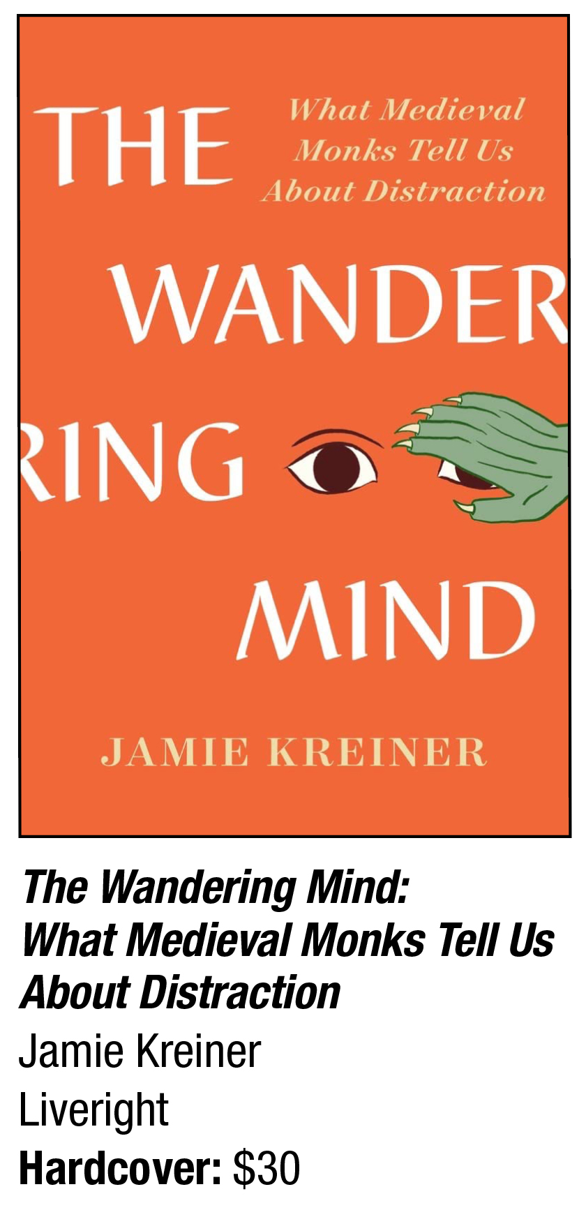 THE WANDERING MIND by Jamie University of Georgia Kreiner 9781324094449 NEW  Book £15.94 - PicClick UK